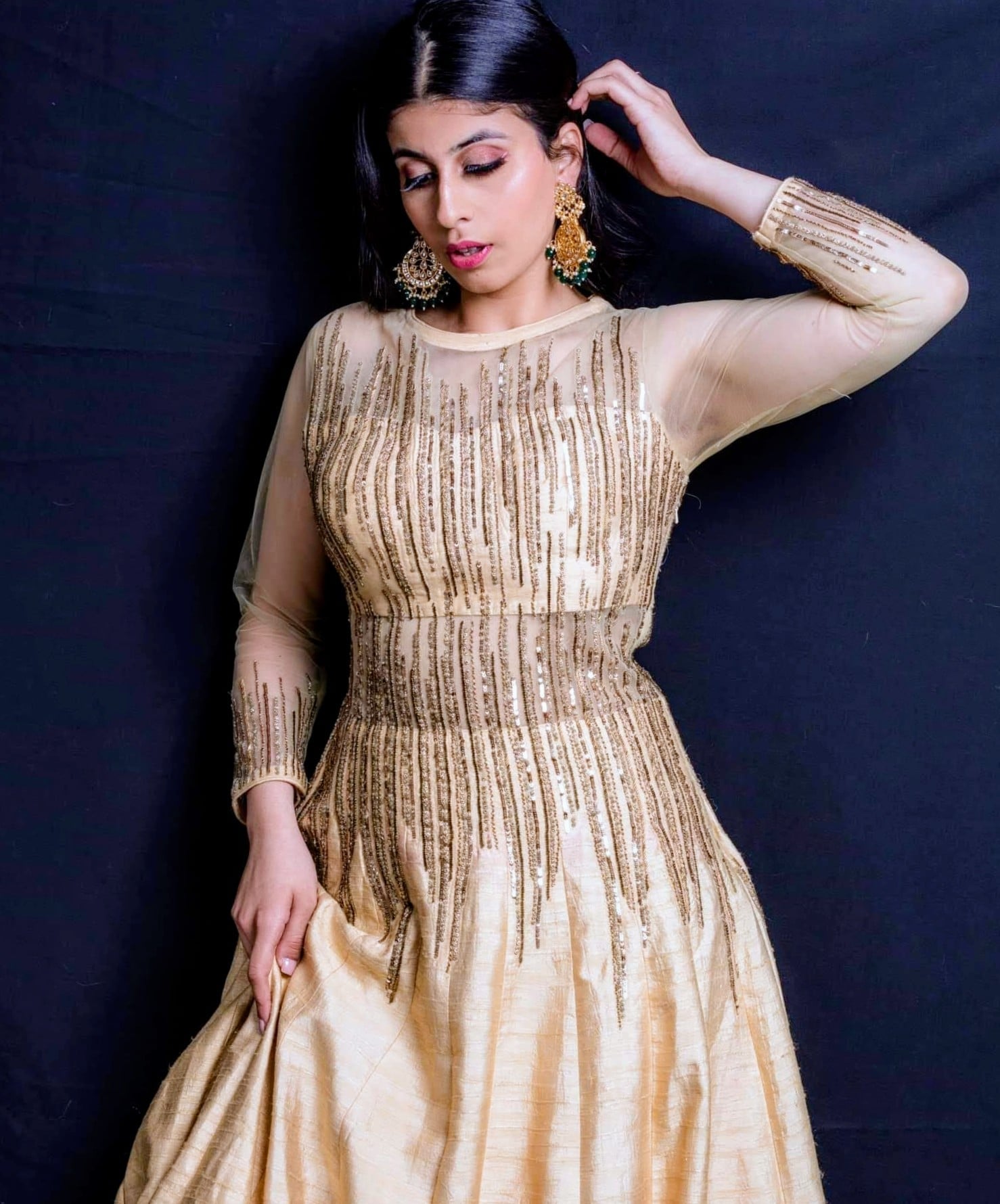 Makeup and hair styling by Swati